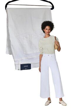Cropped Wide Leg Pants